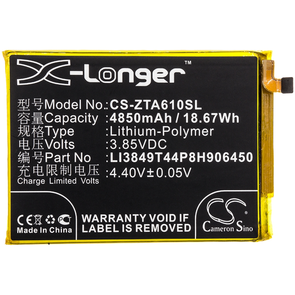 Kompatibilis akkumulátor csere ZTE LI3849T44P8H906450