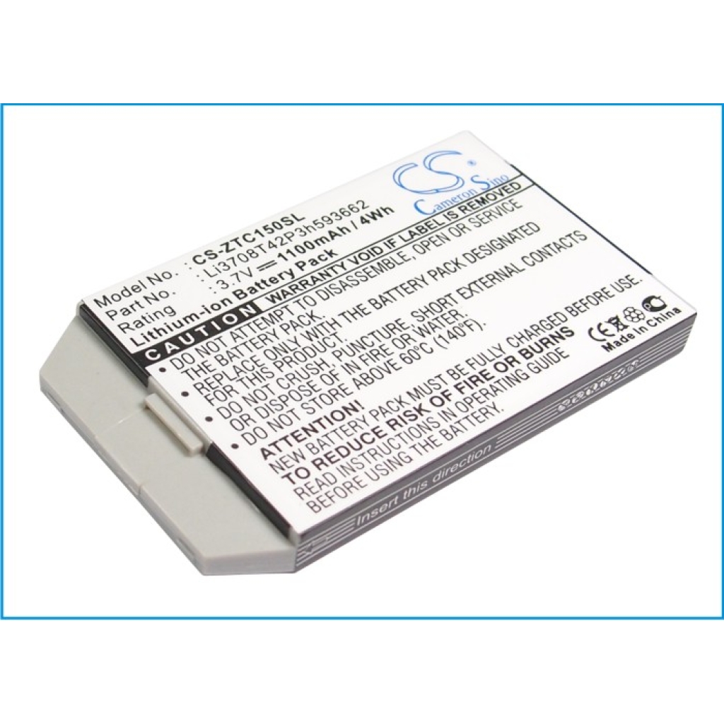 Kompatibilis akkumulátor csere ZTE LI3708T42P3H593662