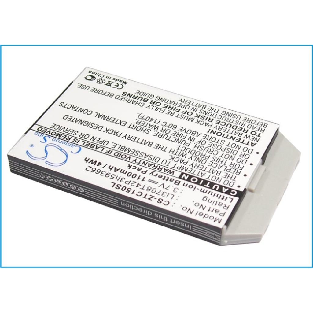 Kompatibilis akkumulátor csere ZTE LI3708T42P3H593662