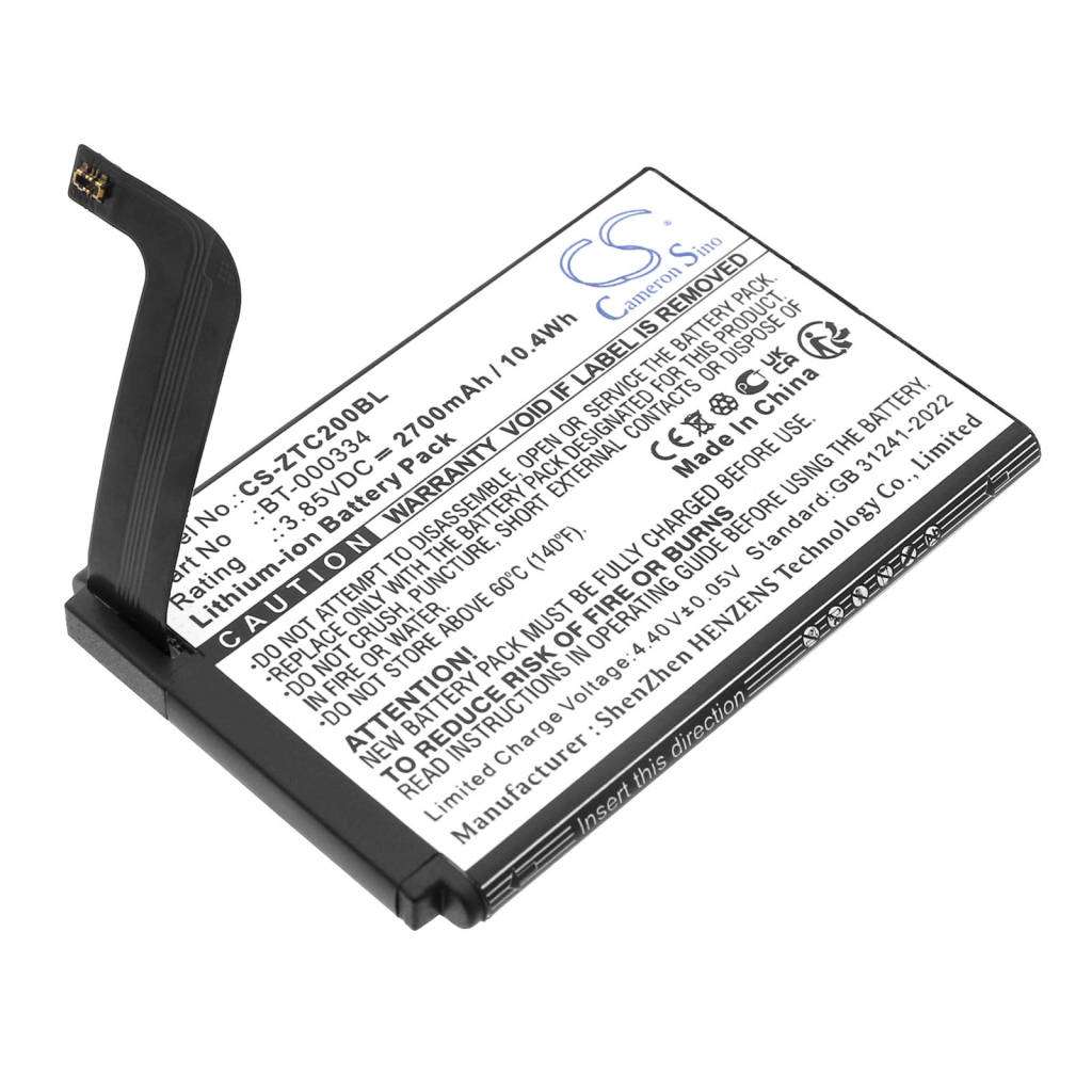 Szkenner akkumulátorok Zebra CS-ZTC200BL
