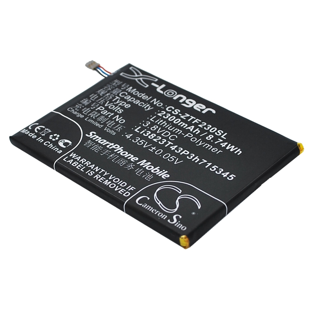 Kompatibilis akkumulátor csere ZTE LI3820T43P3H715345,LI3823T43P3H715345