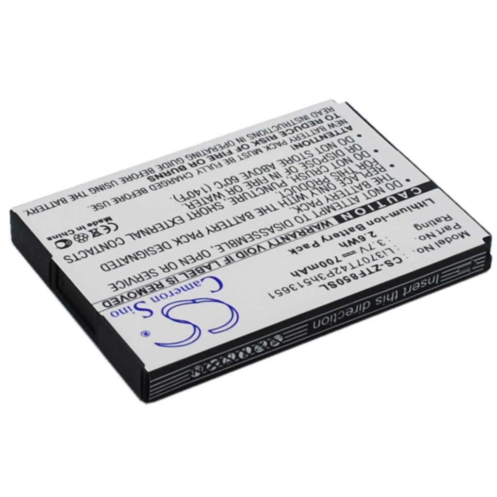 Kompatibilis akkumulátor csere ZTE LI3707T42P3H513651
