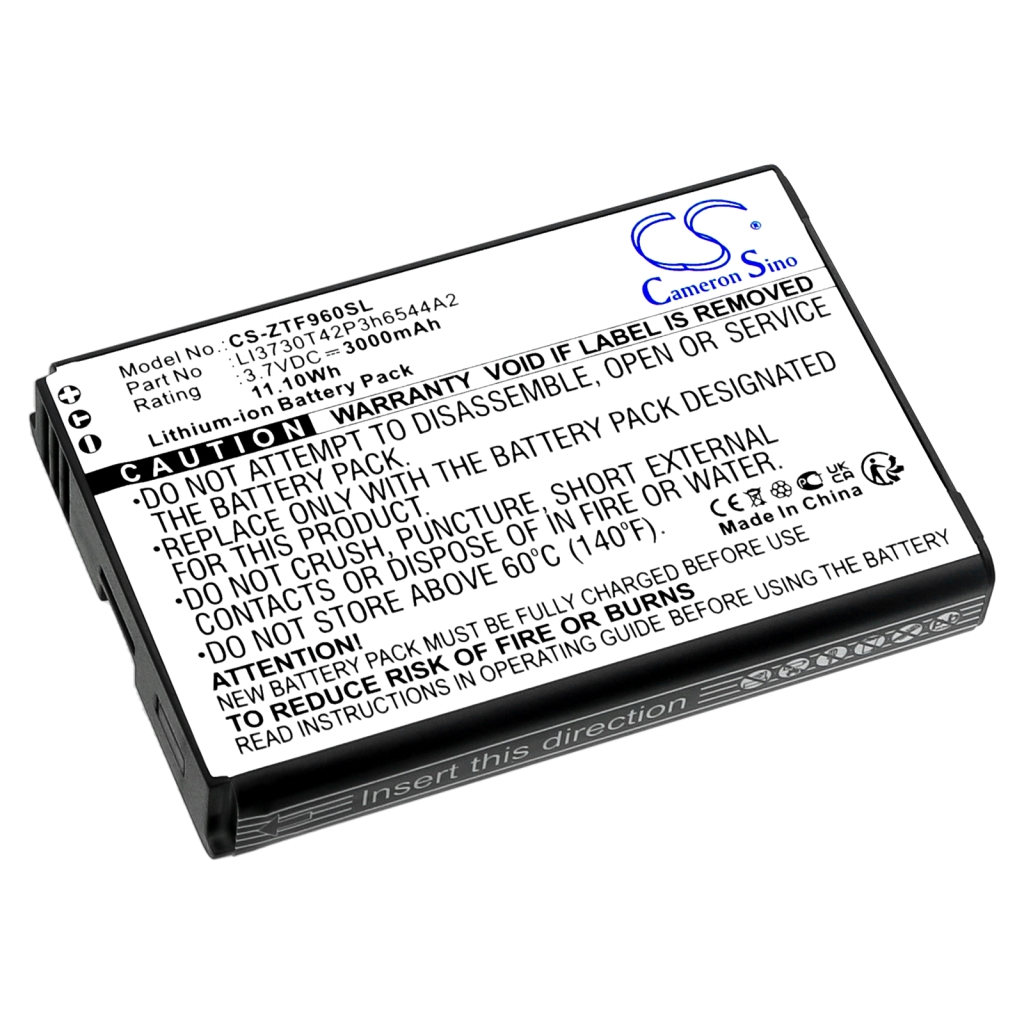 Kompatibilis akkumulátor csere ZTE LI3730T42P3H6544A2