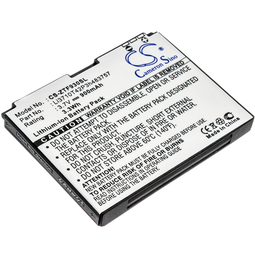 Kompatibilis akkumulátor csere ZTE LI3710T42P3H483757