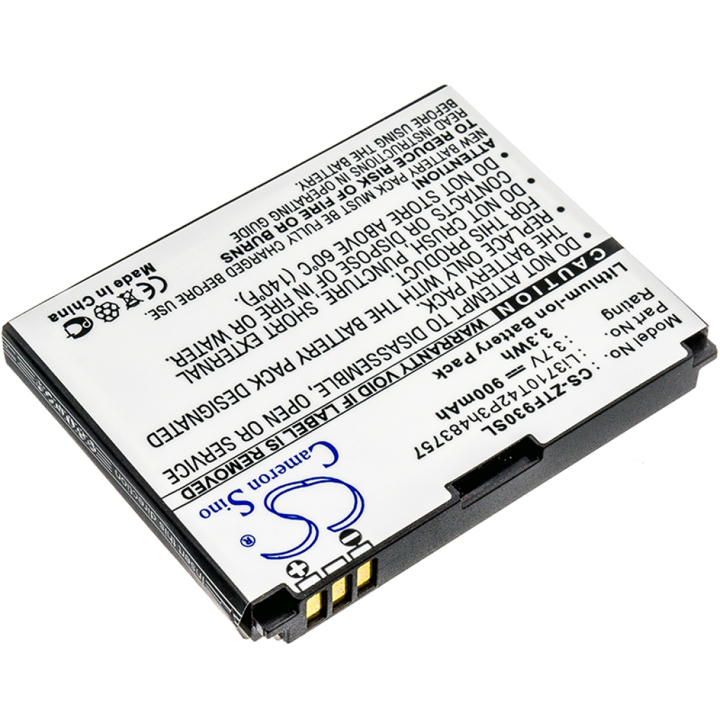 Kompatibilis akkumulátor csere ZTE LI3710T42P3H483757