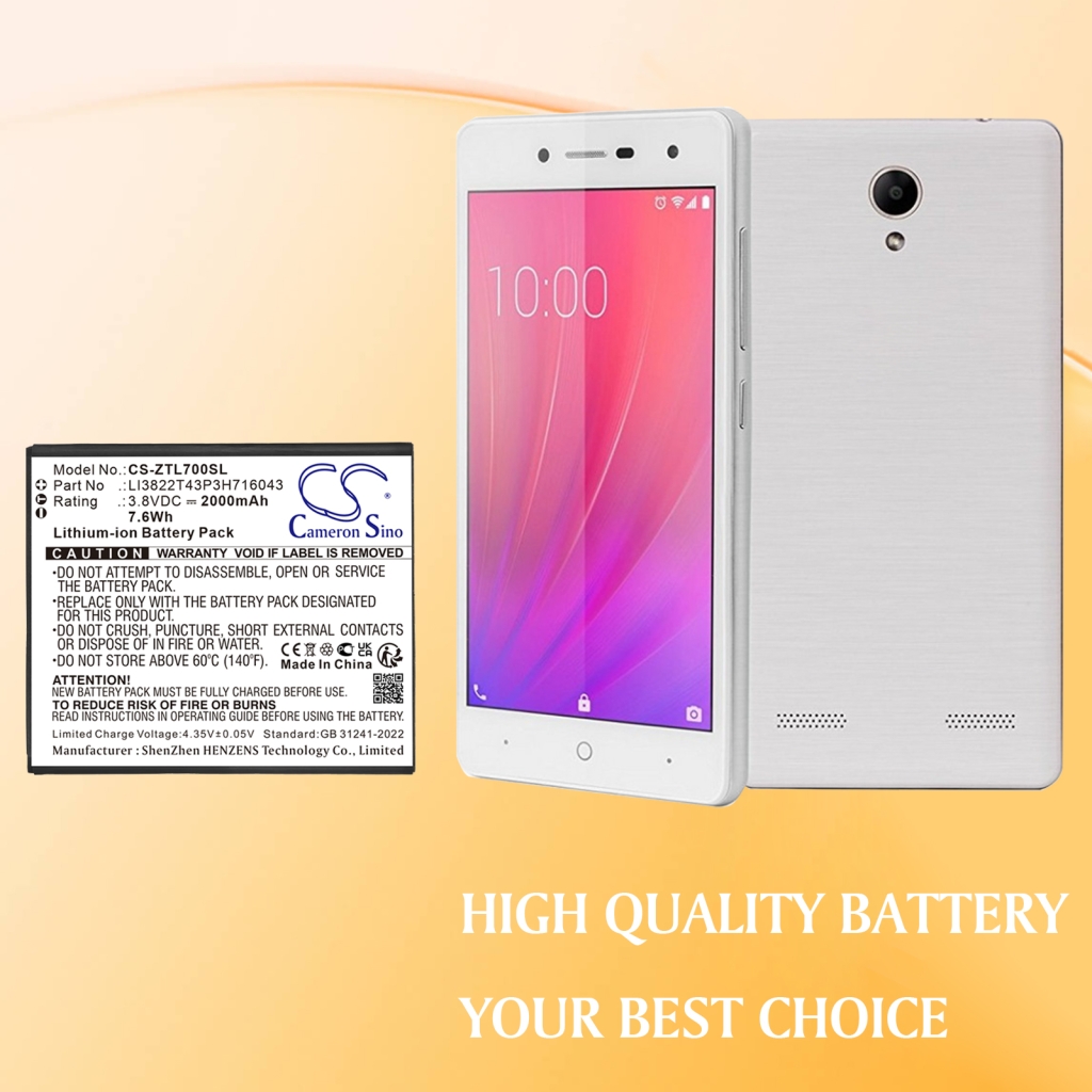 Mobiltelefon akkumulátorok ZTE CS-ZTL700SL