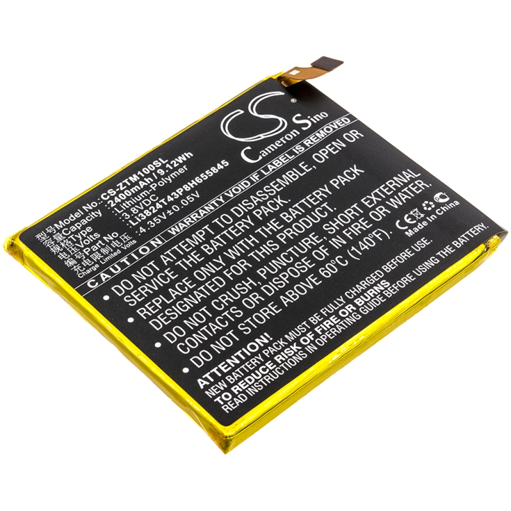 Kompatibilis akkumulátor csere ZTE LI3824T43P8H655845
