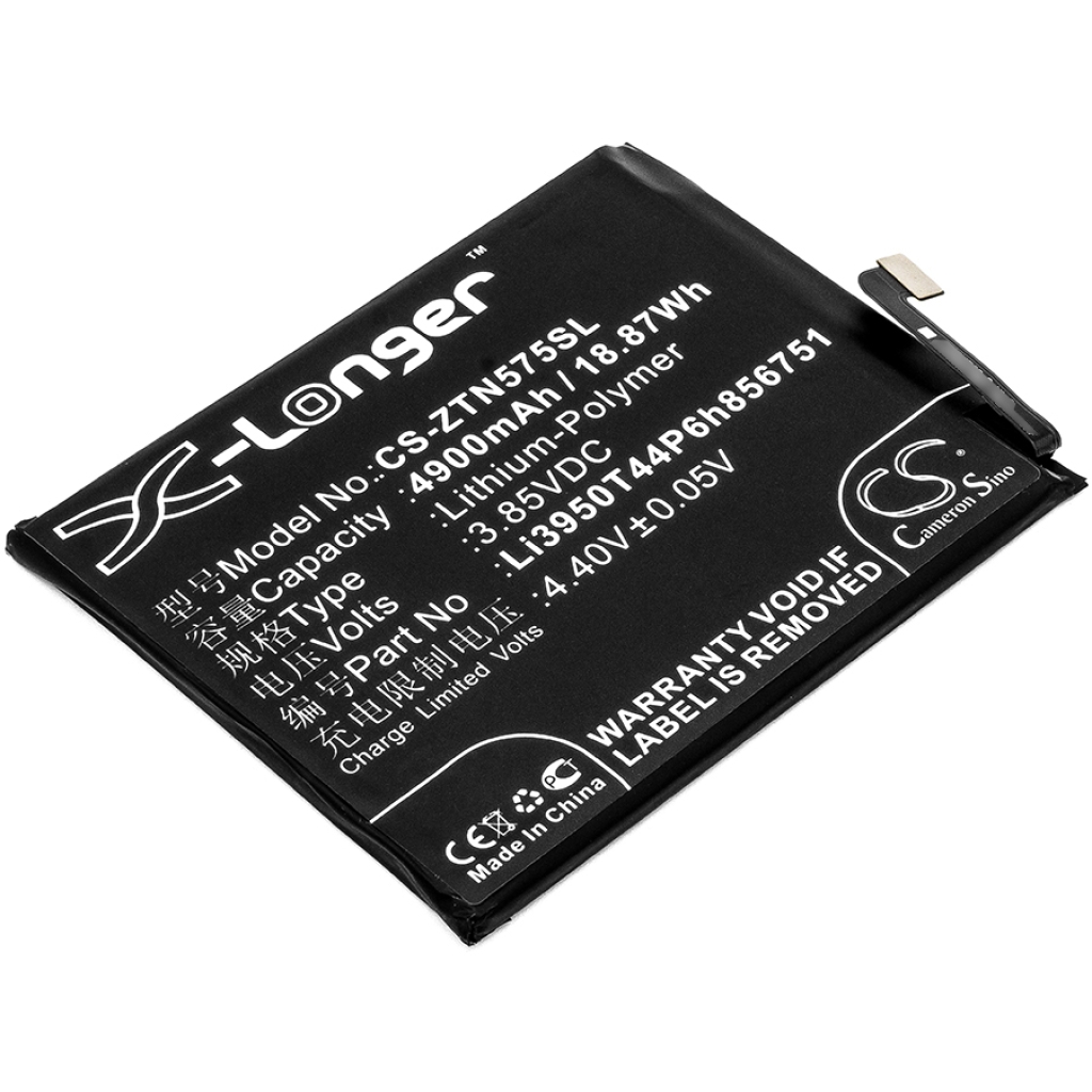 Kompatibilis akkumulátor csere Nubia LI3950T44P6H856751
