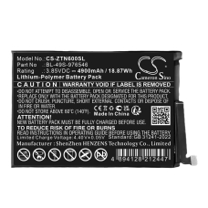 Kompatibilis akkumulátor csere ZTE BL-49S-976546