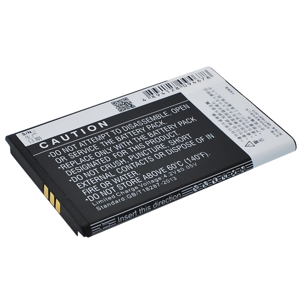 Akkumulátor kompatibilis a következőkkel ZTE CS-ZTN809XL