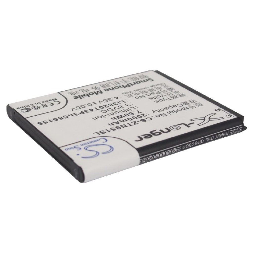 Kompatibilis akkumulátor csere ZTE LI3820T43P3H585155