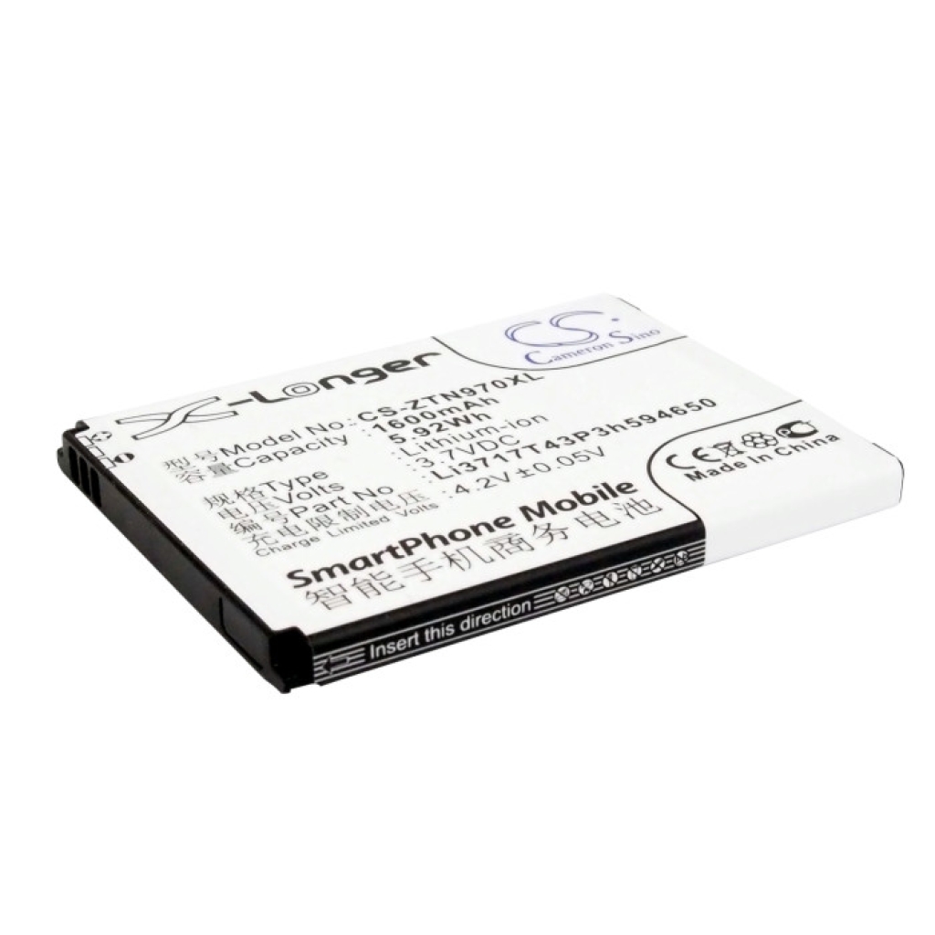 Kompatibilis akkumulátor csere ZTE LI3716T42P3H594650,LI3717T43P3H494650,LI3717T43P3H594650