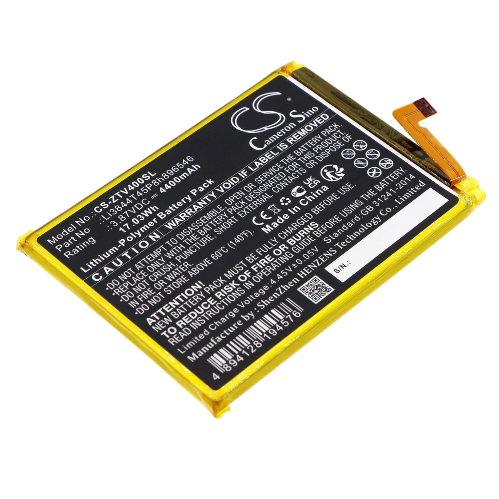 Kompatibilis akkumulátor csere ZTE LI3844T45P8H896546
