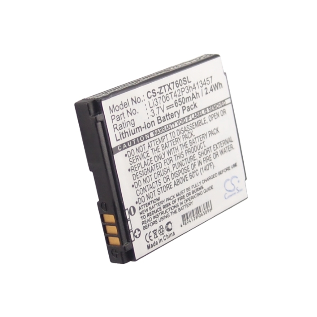 Kompatibilis akkumulátor csere ZTE LI3706T42P3H413457