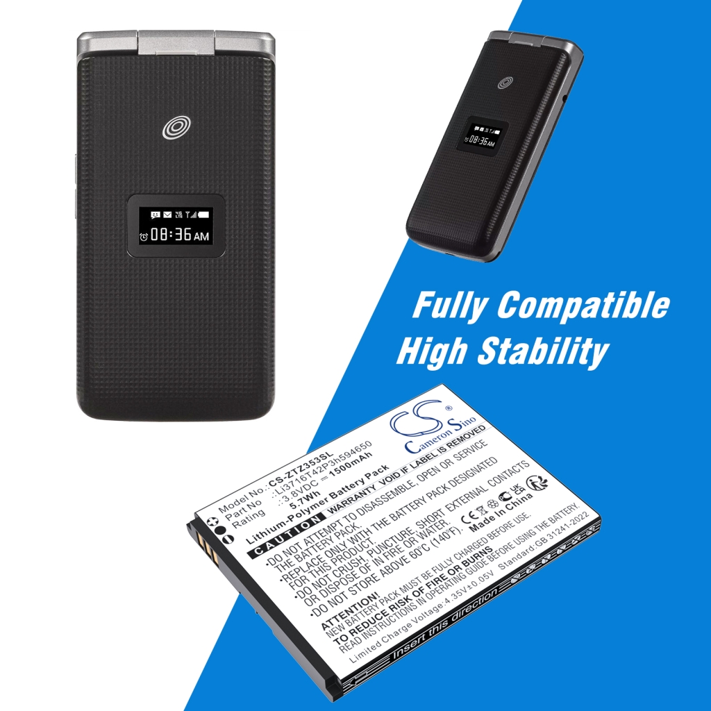 Mobile Phone Battery ZTE CS-ZTZ353SL