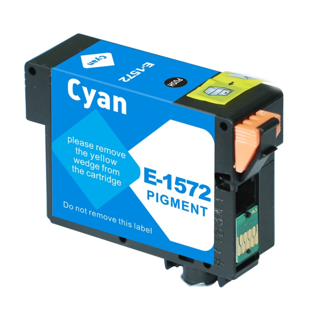 Compatible replacement for Compatible with Epson T1572 / 29.5ml Ink Cyan (Ink cartridges - Pigment)
