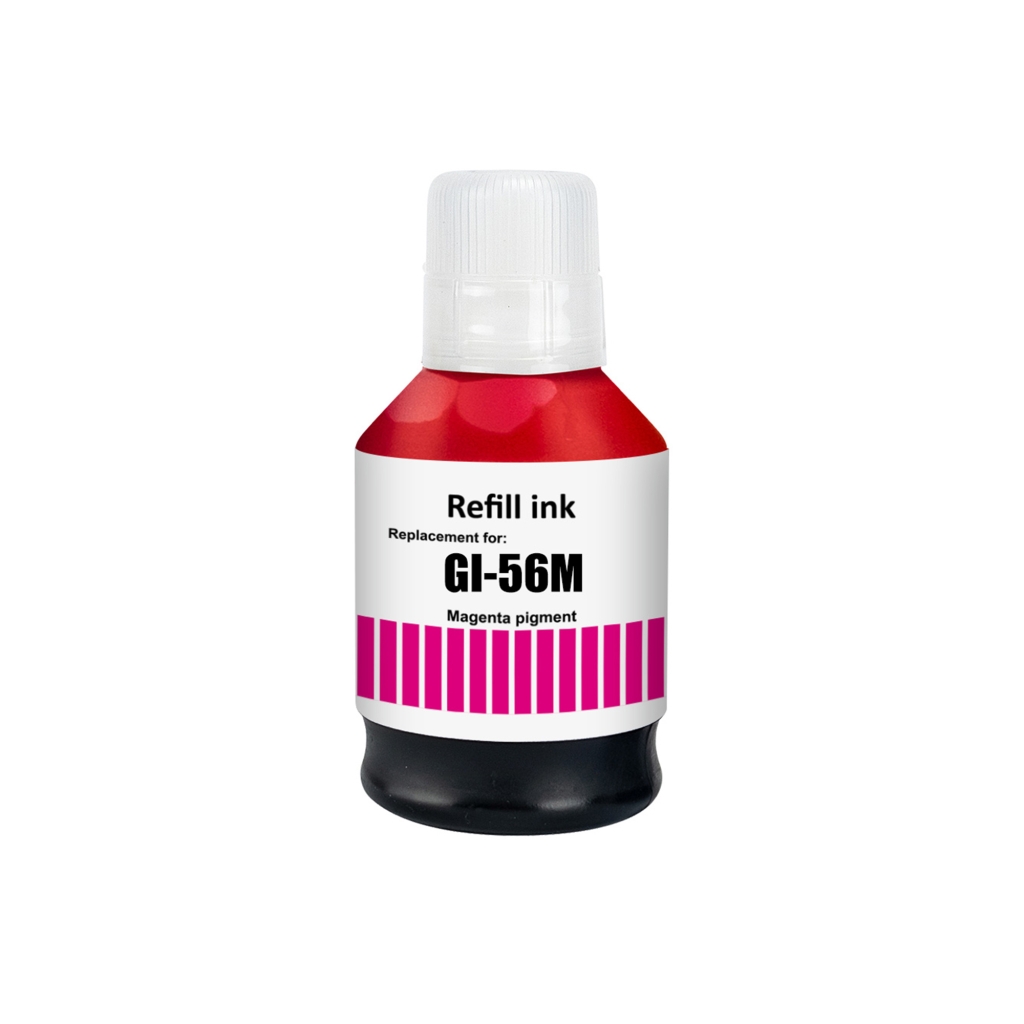 Kompatibilis helyettesítője Kompatibilis Canon GI-56M / 135ml Tinta Magenta (Nyomtatófesték)
