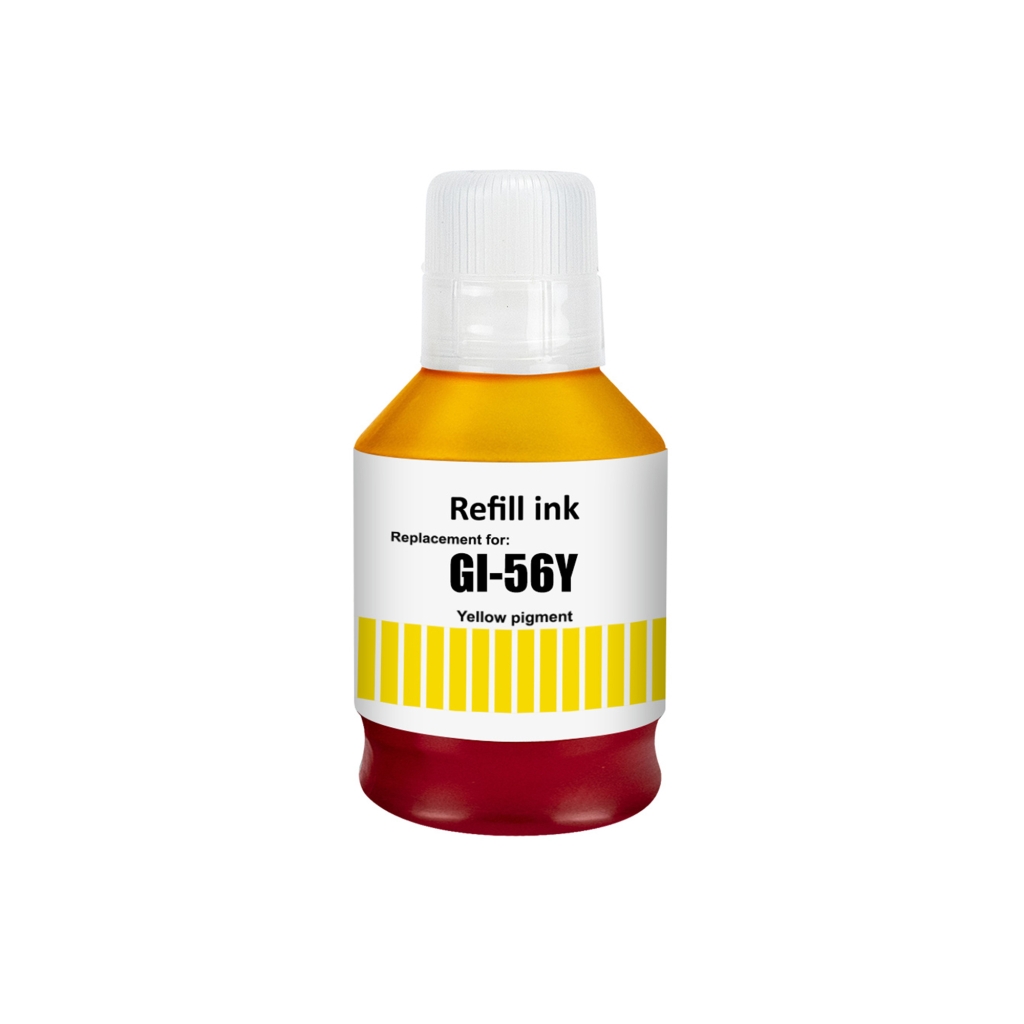 Kompatibilis helyettesítője Kompatibilis Canon GI-56Y / 135ml Tinta Sárga (Nyomtatófesték)