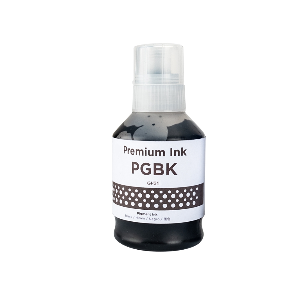 Compatible replacement for Compatible with Canon GI-51PGBK / 135ml Ink Black (Printing ink - Dye)
