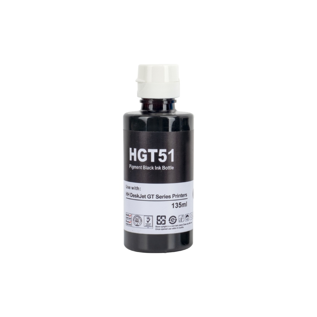 Kompatibilis helyettesítője Kompatibilis Canon GI-51BK / 135ml Tinta Fekete (Nyomtatófesték)