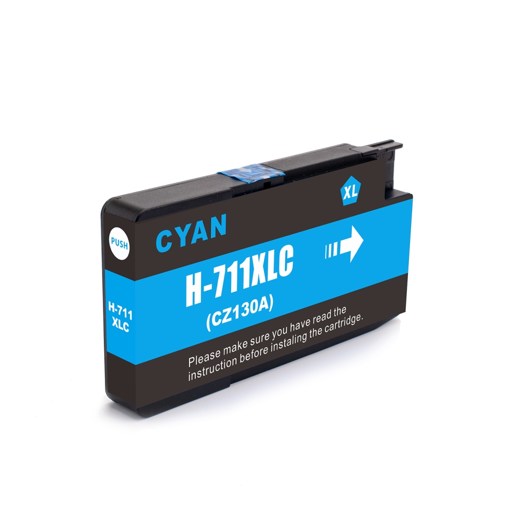 Compatible with HP 711 / 30ml Ink Cyan (Ink cartridges - Pigment)