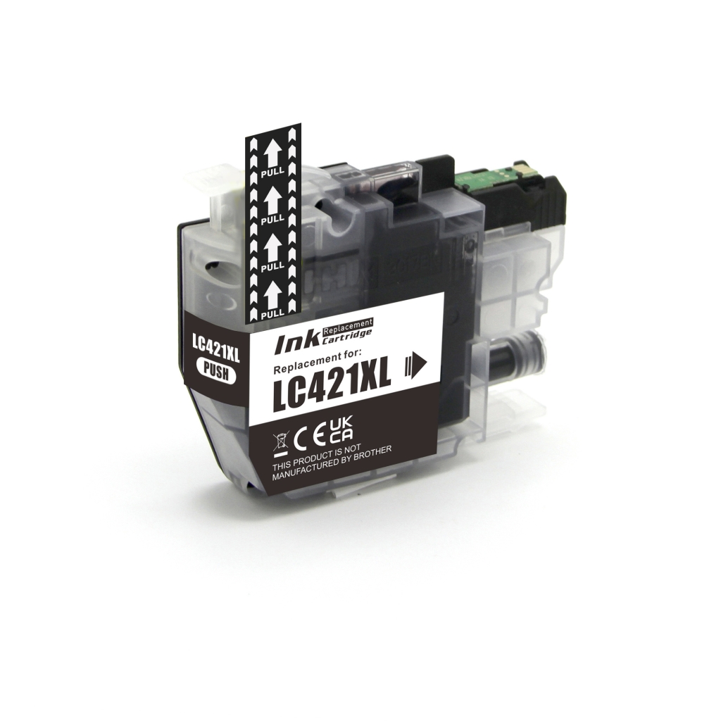 Compatible with Brother LC-421XL / 15ml Ink Black (Ink cartridges - Dye)