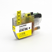 Compatible with Brother LC-421XL / 10ml Ink Yellow (Ink cartridges - Dye)